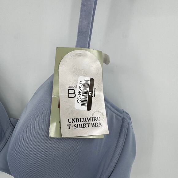NWT Bali Women's Underwire Padded T Shirt Bra Adjustable Straps Blue Size 42D - Picture 4 of 5